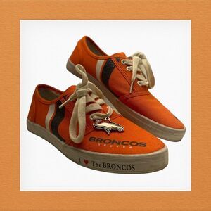 Denver‎ Broncos Fan Women Shoes "The Bradford Exchange" Size 8 football nfl